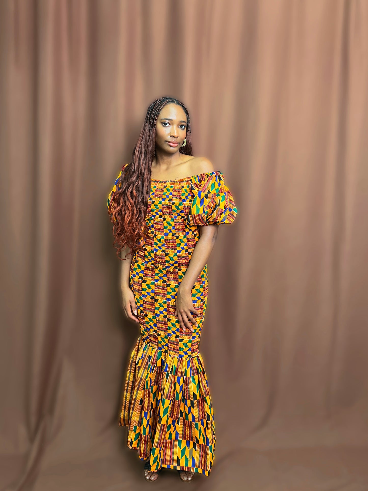 Kente Maxi Dress