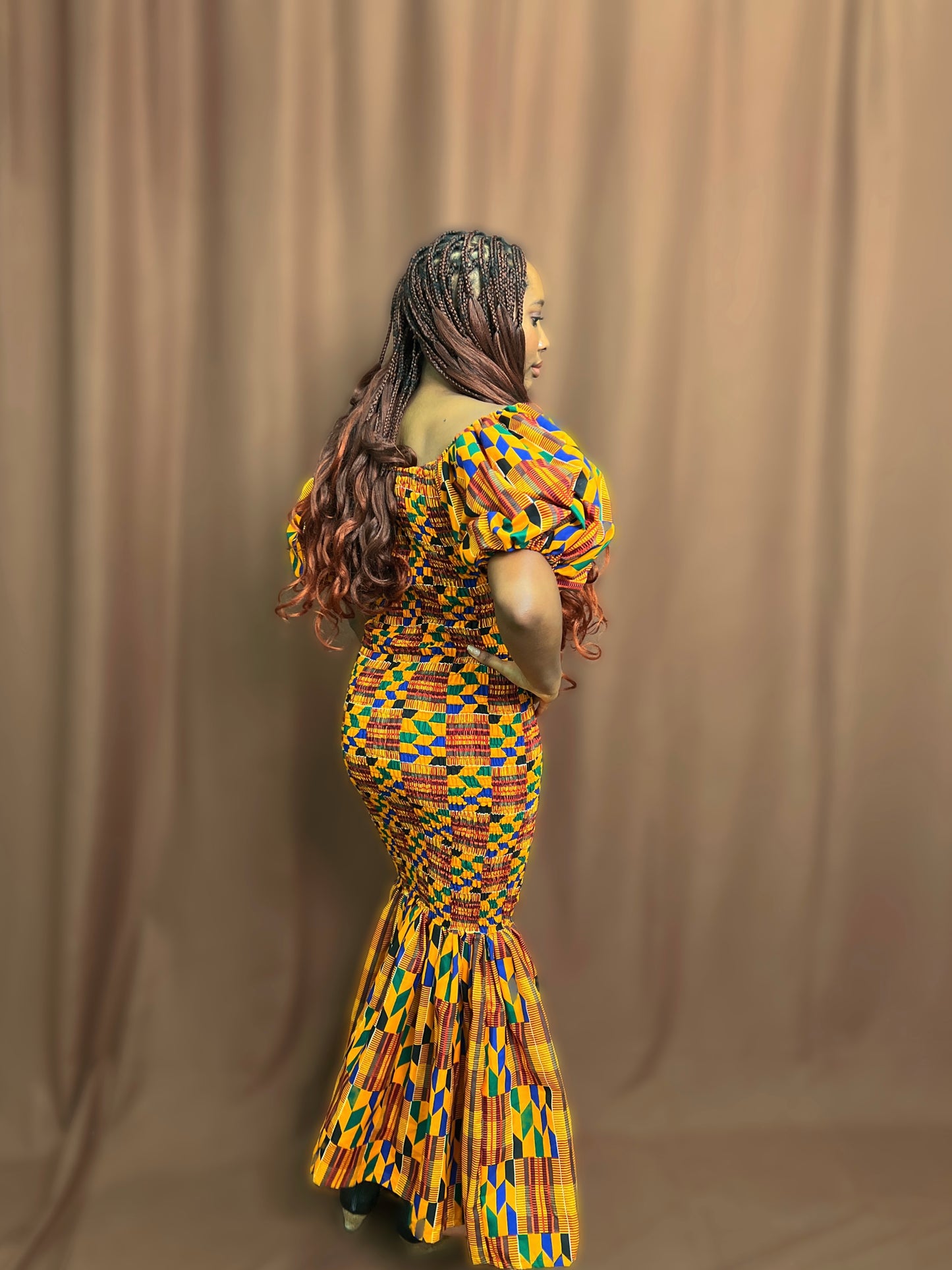 Kente Maxi Dress