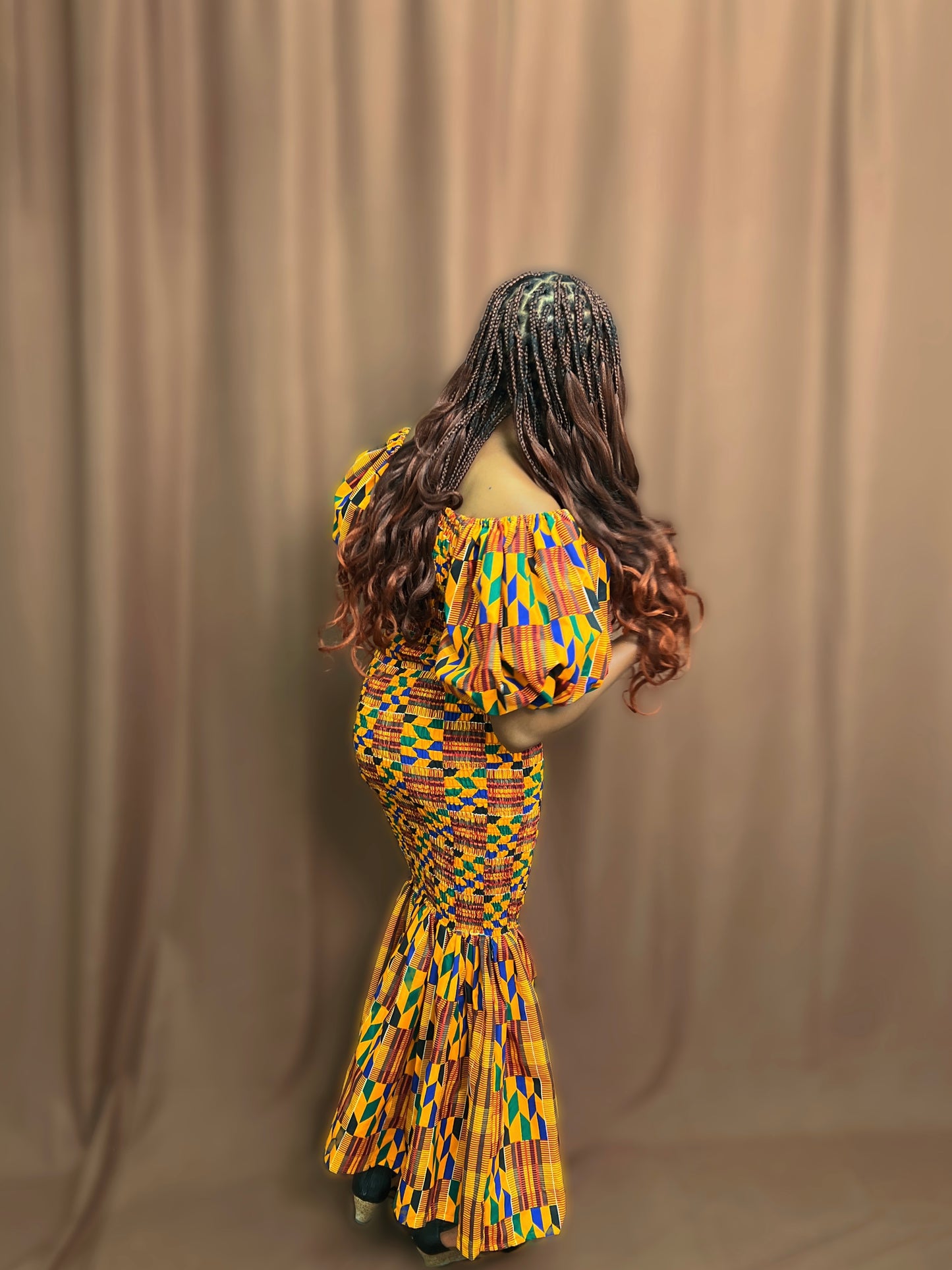 Kente Maxi Dress