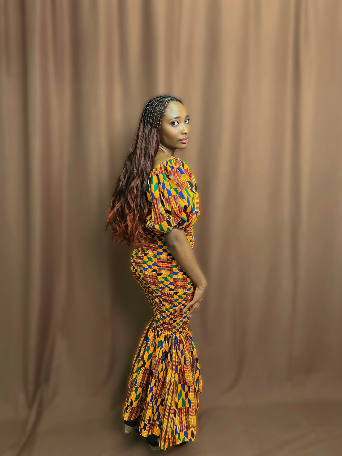 Kente Maxi Dress