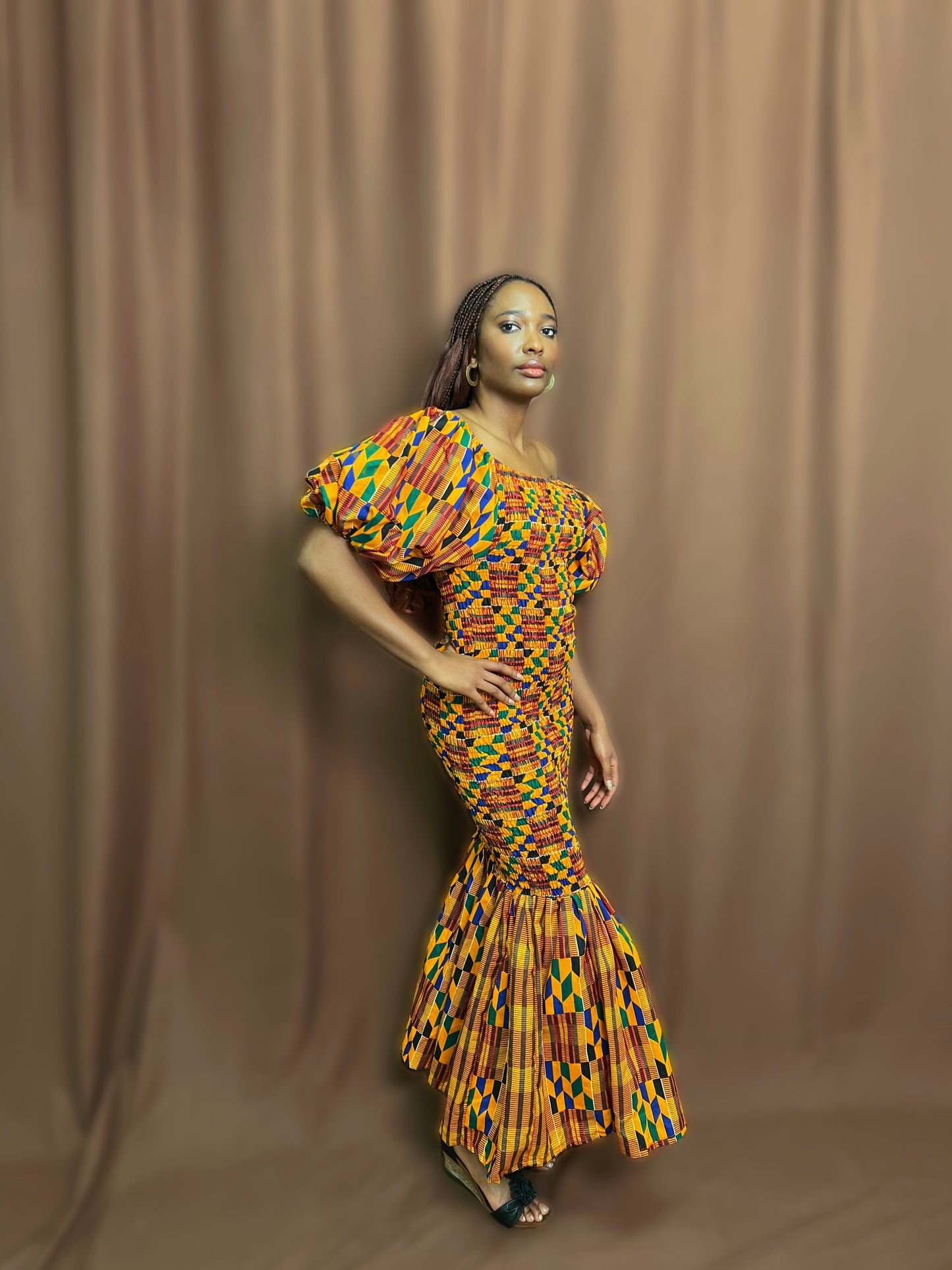 Kente Maxi Dress