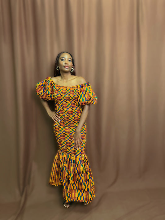 Kente Maxi Dress